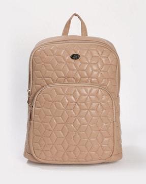 women quilted backpack with adjustable straps