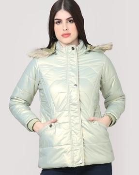 women quilted puffer jacket