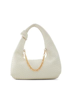 women quilted shoulder bag with chain strap
