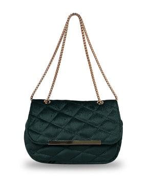 women quilted shoulder bag