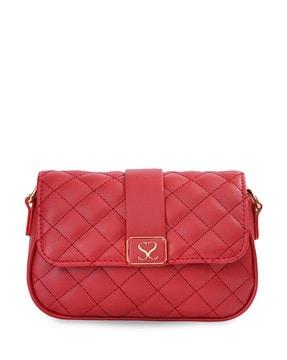 women quilted sling bag