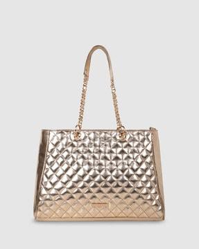 women quilted tote bag
