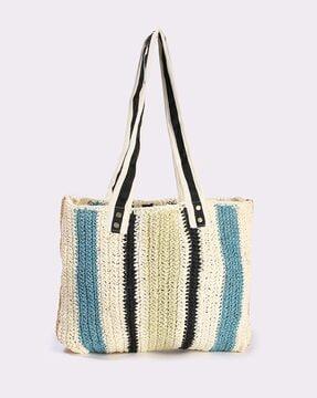 women raffia shoulder bag