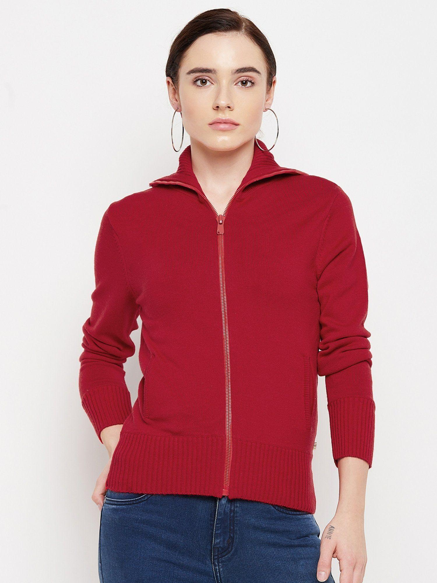 women red rio sweater