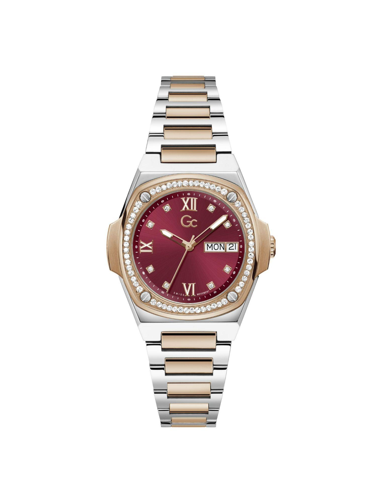 women red square analog watch y98009l3mf (m)