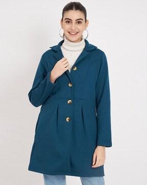 women regular fit coat