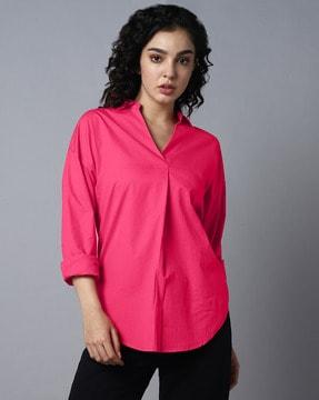 women regular fit cotton top