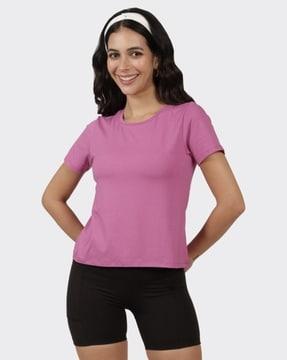 women regular fit crew-neck t-shirt