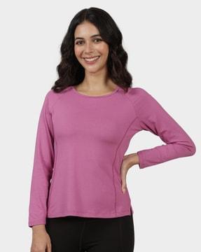 women regular fit crew-neck t-shirt