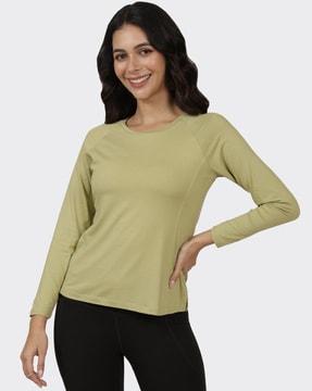 women regular fit crew-neck t-shirt