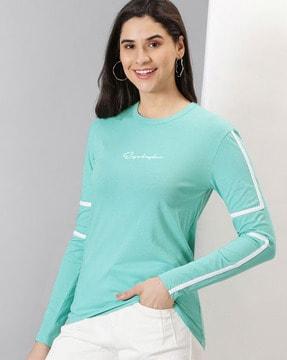 women regular fit crew-neck t-shirt