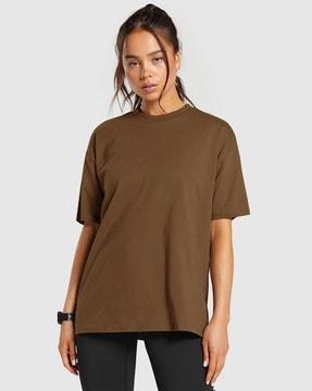 women regular fit crew-neck t-shirt