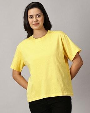 women regular fit crew-neck t-shirt