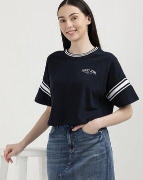 women regular fit crew-neck t-shirt