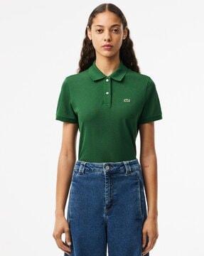 women regular fit polo t-shirt