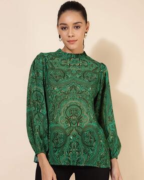 women regular fit printed tunic