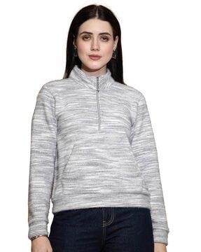 women regular fit pullover sweatshirt