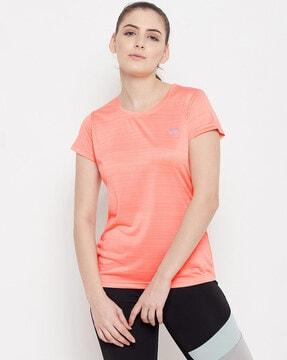 women regular fit round-neck t-shirt