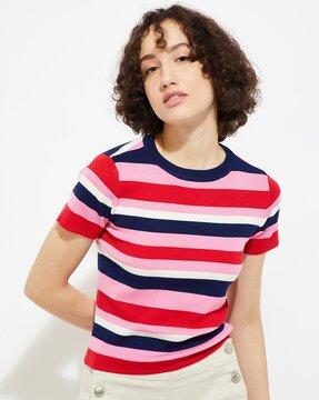 women regular fit round-neck t-shirt