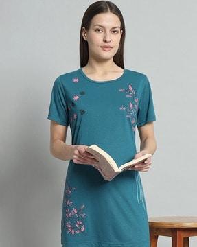 women regular fit round-neck t-shirt