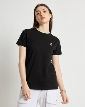 women regular fit round-neck t-shirt