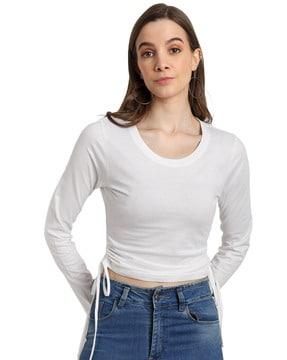 women regular fit round-neck t-shirt