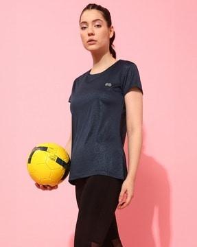 women regular fit round-neck t-shirt