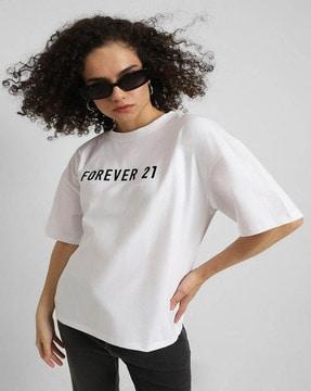 women regular fit round-neck t-shirt