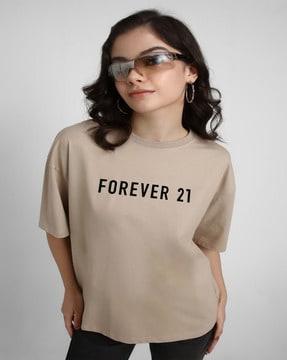 women regular fit round-neck t-shirt