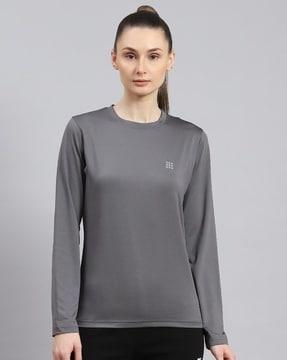 women regular fit round-neck top