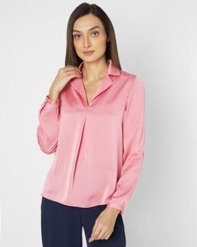 women regular fit shirt