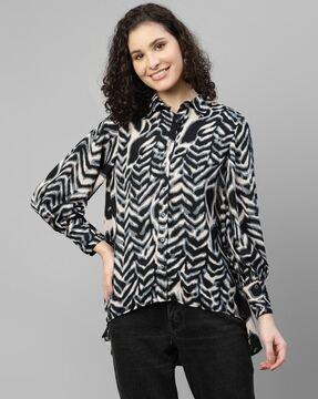 women regular fit shirt