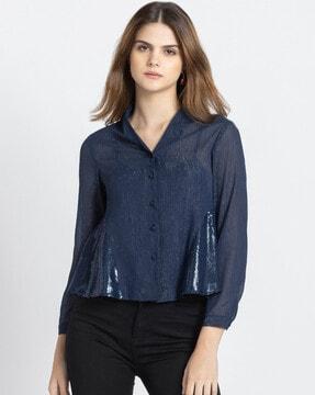 women regular fit shirt