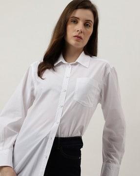 women regular fit shirt