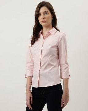 women regular fit shirt