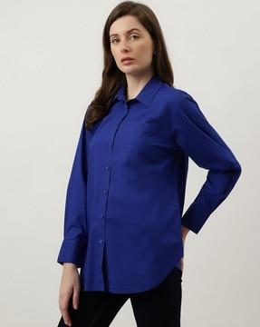 women regular fit shirt