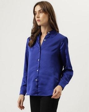 women regular fit shirt