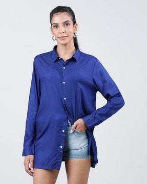 women regular fit shirt