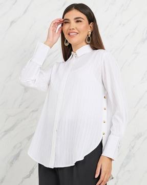 women regular fit shirt