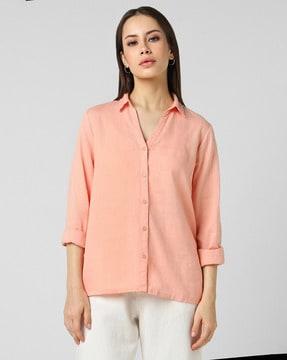 women regular fit shirt