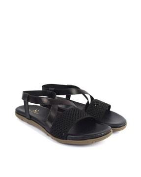 women regular fit sling-back sandals