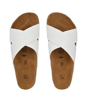 women regular fit slip-on flat sandals