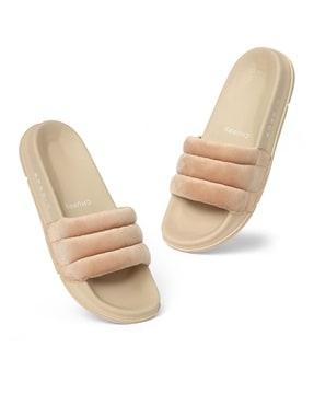 women regular fit slip-on slippers