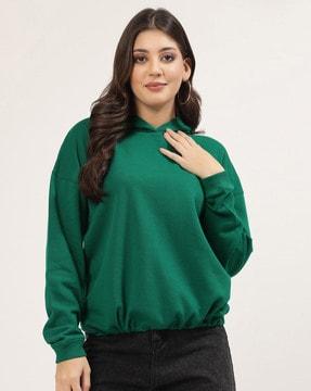 women regular fit sweatshirt with full sleeves