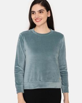 women regular fit sweatshirt