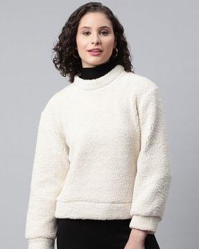 women regular fit sweatshirt