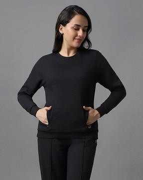 women regular fit sweatshirt