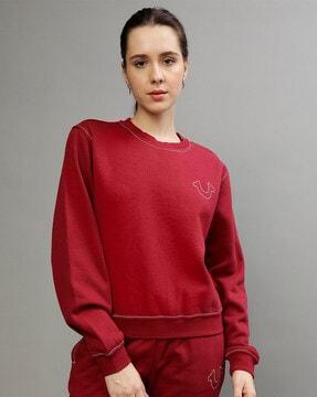 women regular fit sweatshirt