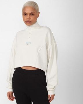 women regular fit sweatshirt