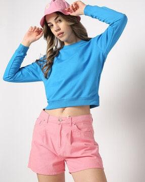 women regular fit sweatshirt